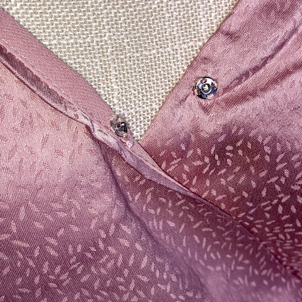 Nordstrom NWT Delicate Pink Jacquard Surplice Camisole Layering Top XS - Picture 15 of 16